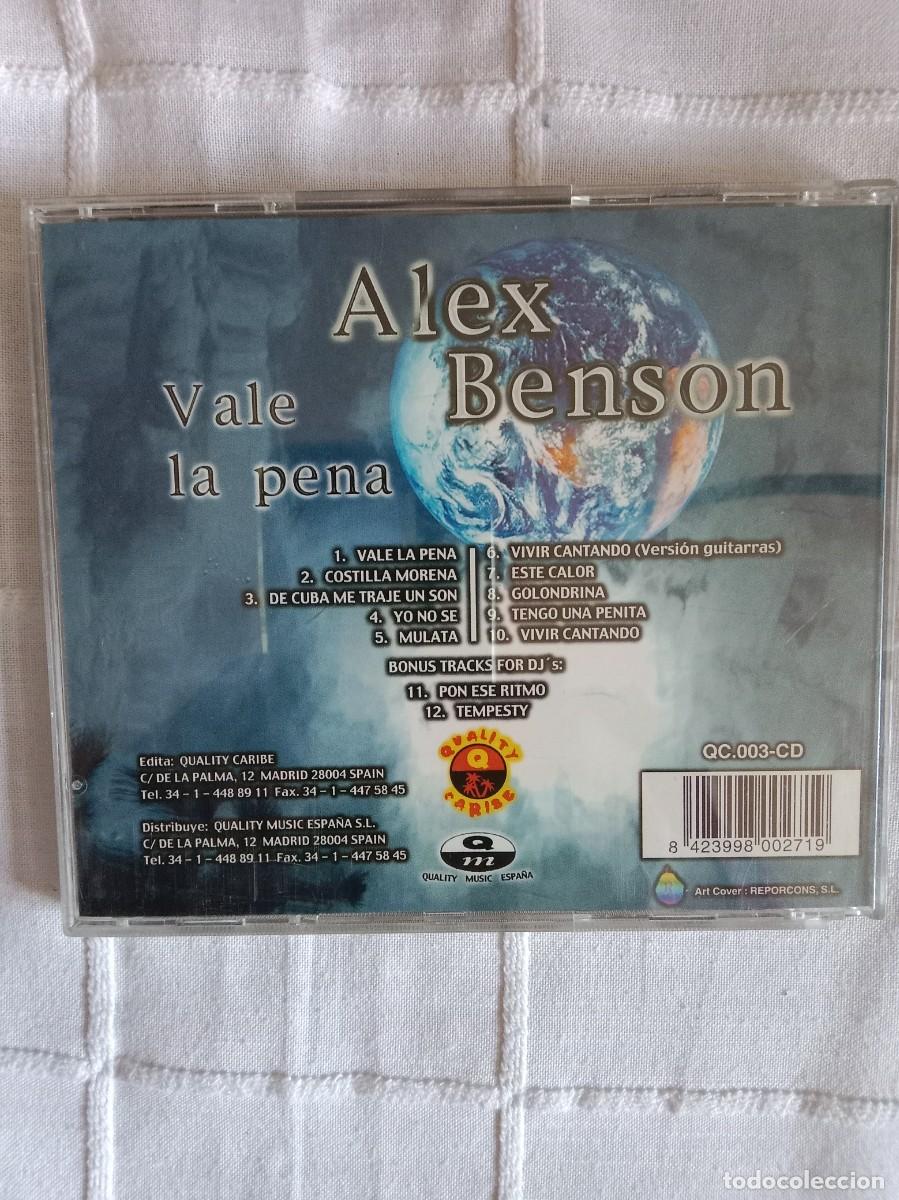 CDs de m&uacute;sica: ALEX BENSON - Vale la Pena - Foto 2