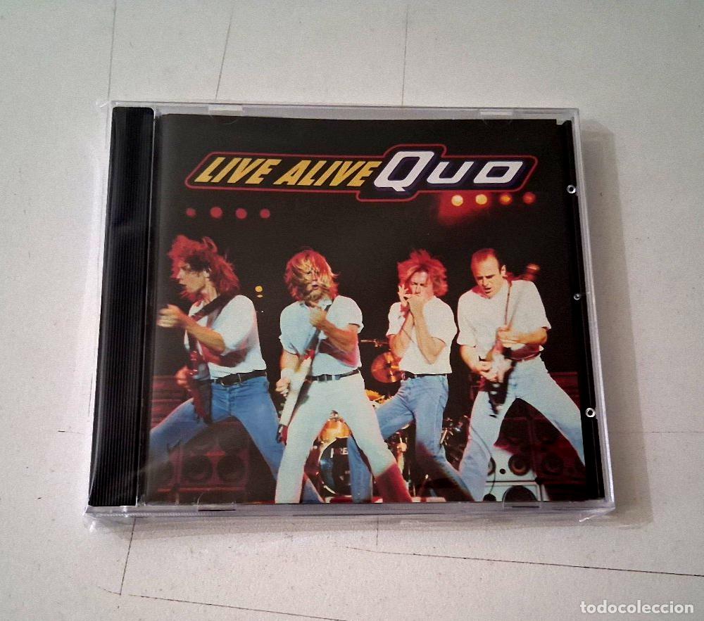 CDs de m&uacute;sica: STATUS QUO &rdquo;LIVE ALIVE QUO&rdquo; CD 9 TRACKS COMO NUEVO - Foto 1