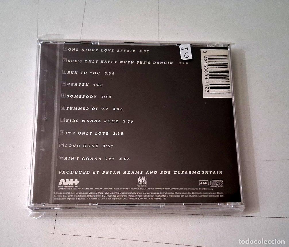 CDs de m&uacute;sica: BRYAN ADAMS &rdquo;RECKLESS&rdquo; CD 10 TRACKS COMO NUEVO - Foto 2