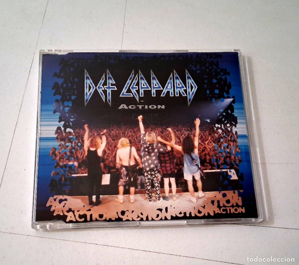 CDs de m&uacute;sica: DEF LEPPARD &rdquo;ACTION&rdquo; CD SINGLE 3 TRACKS COMO NUEVO - Foto 1