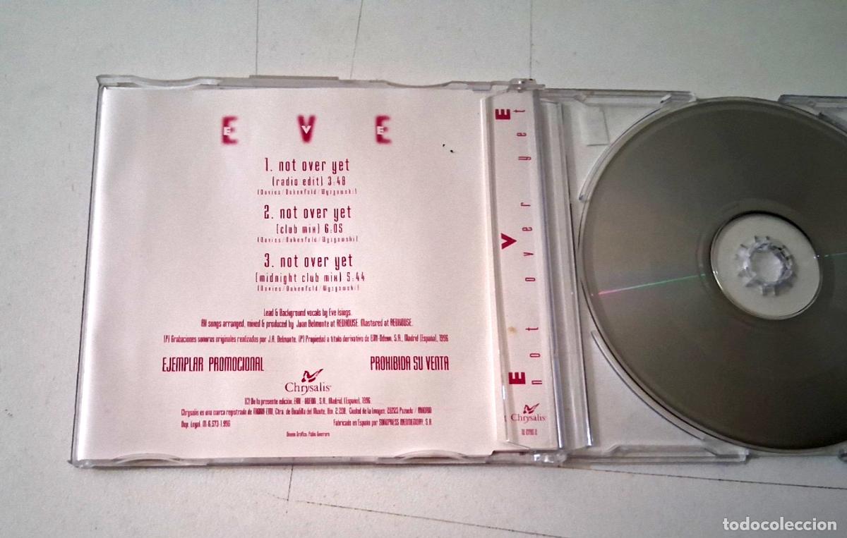 CDs de m&uacute;sica: EVE &rdquo;NOT OVER GET&rdquo; CD SINGLE 3 TRACKS COMO NUEVO - Foto 2