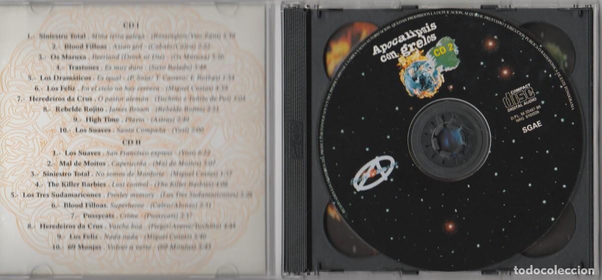 CDs de m&uacute;sica: CD APOCALIPSIS CON GRELOS - RECOPILATORIO - DOBLE CD - Foto 3