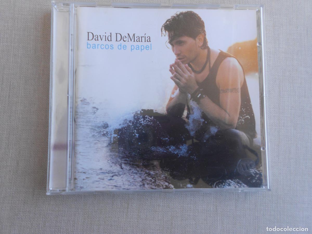 CDs de m&uacute;sica: DAVID DE MARIA - BARCOS DE PAPEL 12 TEMAS - WARNER 2004 - Foto 1