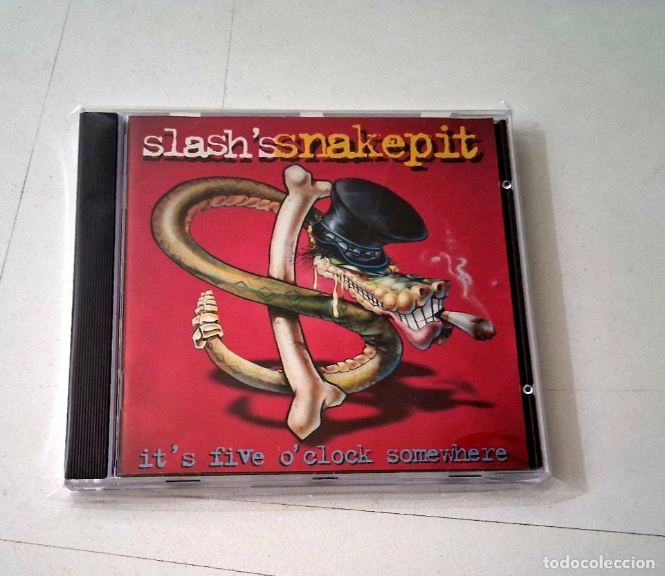 CDs de m&uacute;sica: SLASHS SNAKEPIT &rdquo;ITS FIVE OCLOCK SOMEWHERE&rdquo; CD 14 TRACKS SLASH - Foto 1