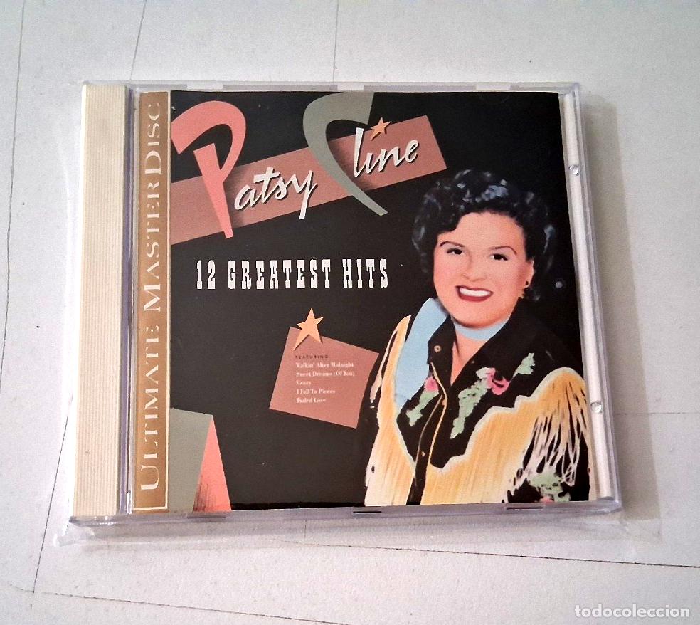 CDs de m&uacute;sica: PATSY CLINE &rdquo;12 GREATEST HITS&rdquo; CD 12 TRACKS - Foto 1