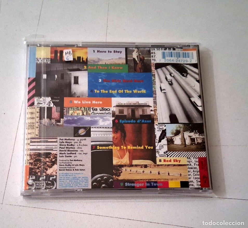 CDs de m&uacute;sica: PAT METHENY GROUP &rdquo;WE LIVE HERE&rdquo; CD 8 TRACKS - Foto 2