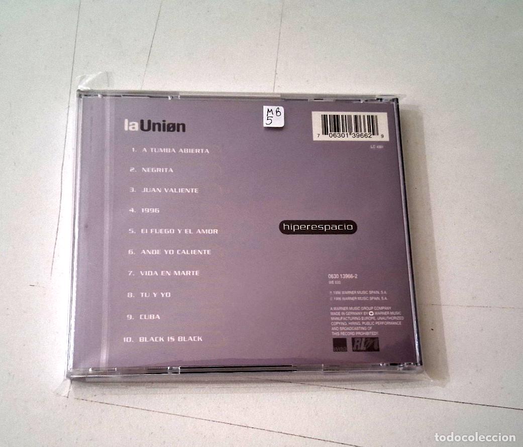 CDs de m&uacute;sica: LA UNION &rdquo;HIPERESPACIO&rdquo; CD 10 TRACKS - Foto 2