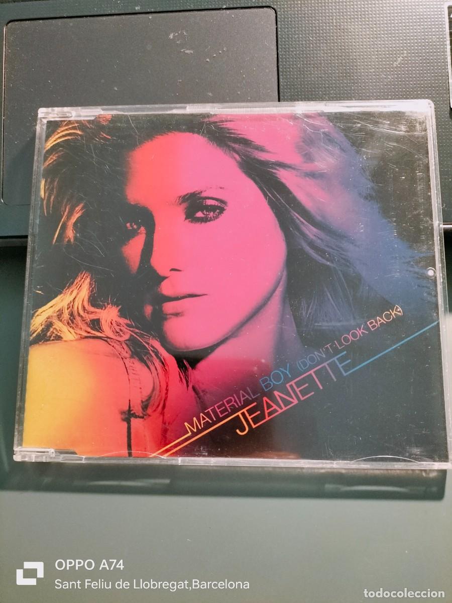 CDs de m&uacute;sica: RAR SINGLE CD. JEANETTE. MATERIAL BOY. 2 TRACKS - Foto 1
