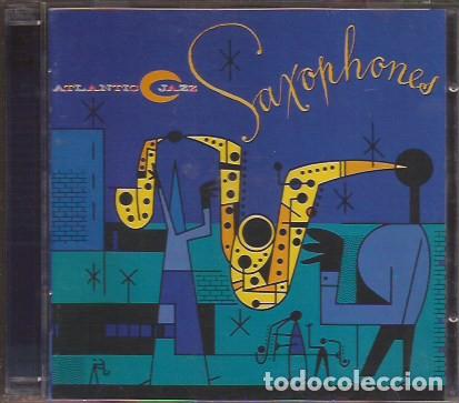 CDs de m&uacute;sica: CD ATLANTIC JAZZ SAXOPHONES 2 CD&acute;S + LIBRETO - Foto 1