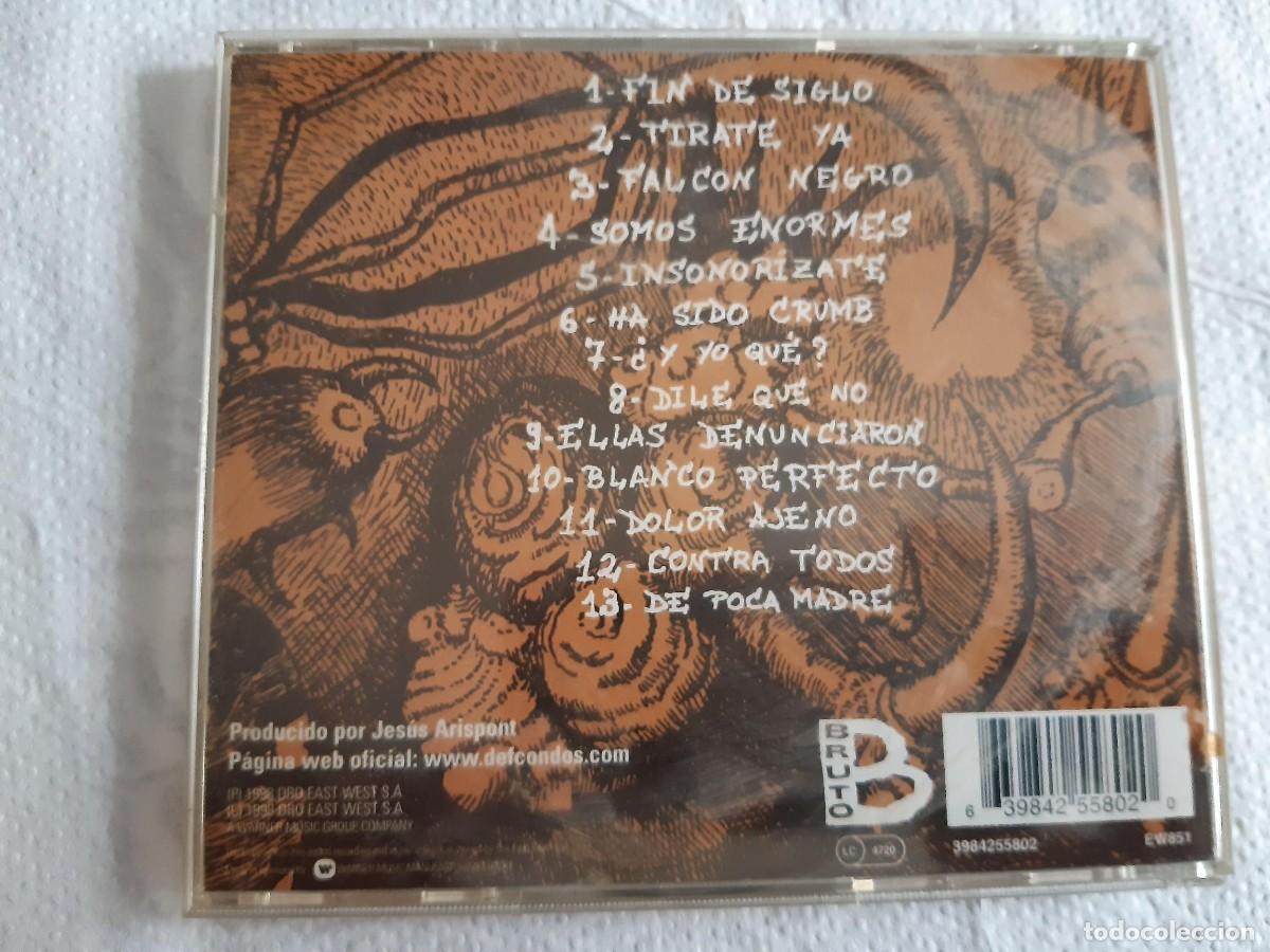 CDs de m&uacute;sica: DEF CON DOS, DE POCA MADRE. CD CD - Foto 3