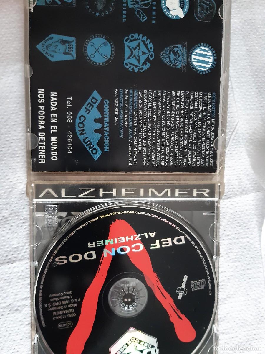 CDs de m&uacute;sica: DEF CON DOS. ALZHEIMER CD - Foto 2