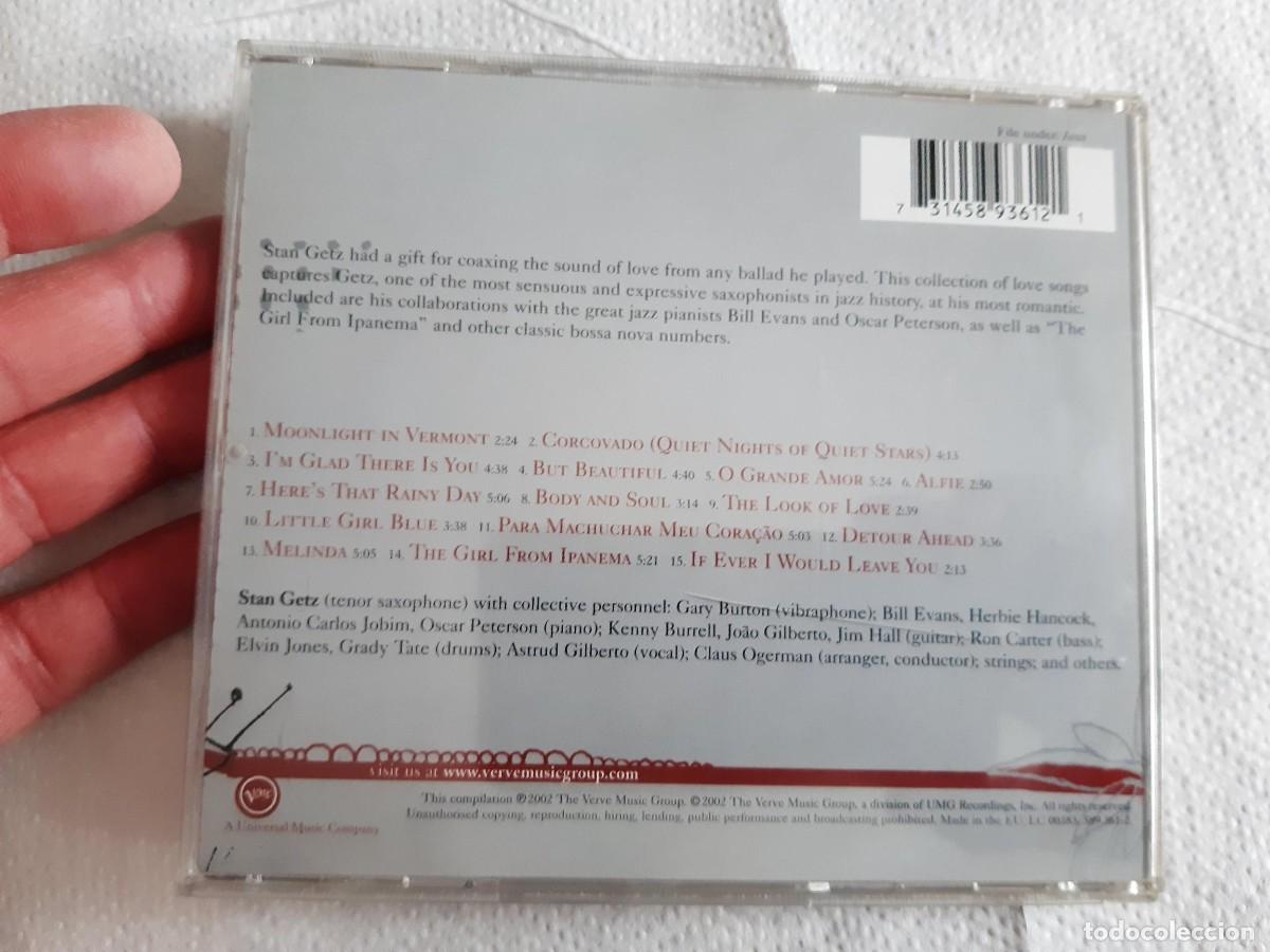 CDs de m&uacute;sica: STAN GETZ - GETZ FOR LOVERS (CD) 2002 - 15 TEMAS CD - Foto 3