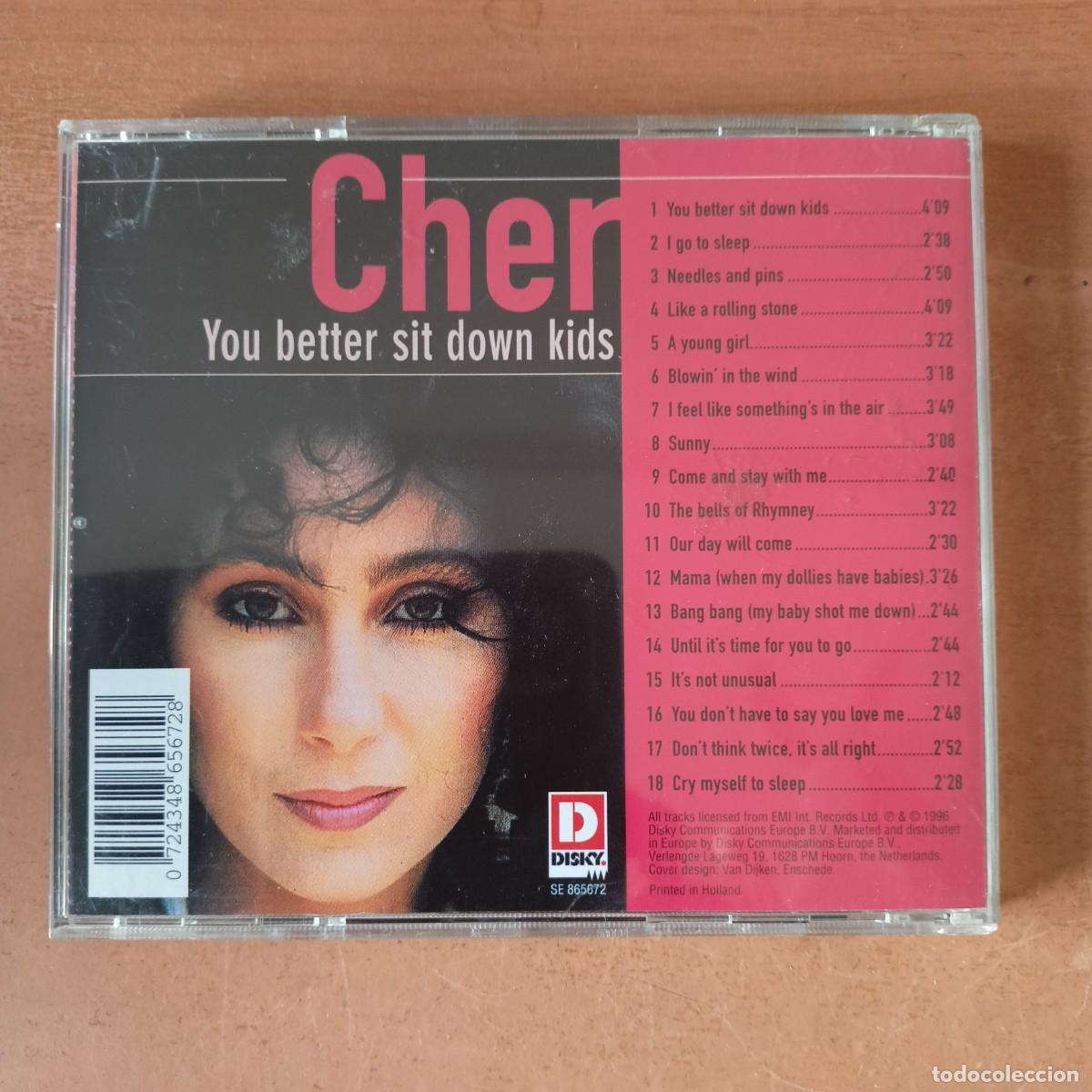CDs de m&uacute;sica: Cher - You better sit down kids CD - Foto 2