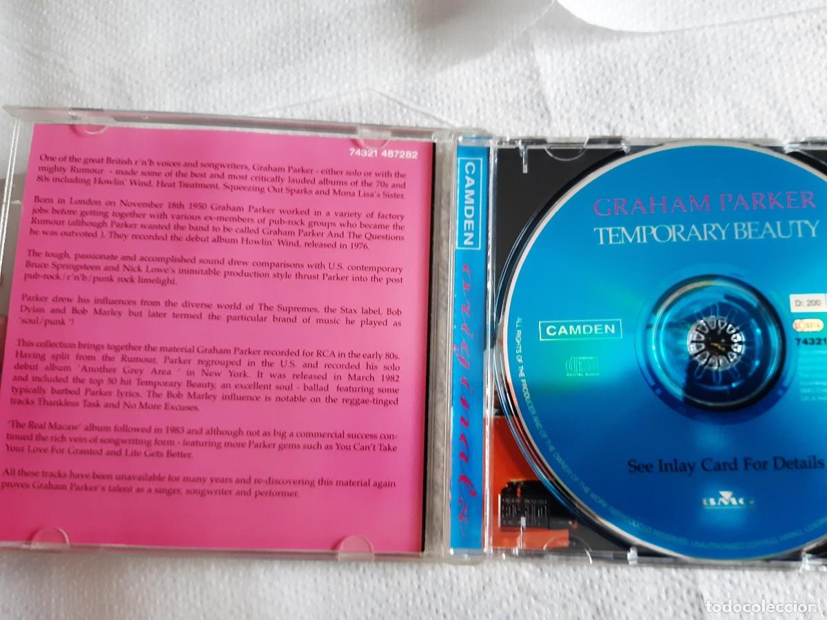 CDs de m&uacute;sica: GRAHAM PARKER/TEMPORARY BEAUTY. CD - Foto 2