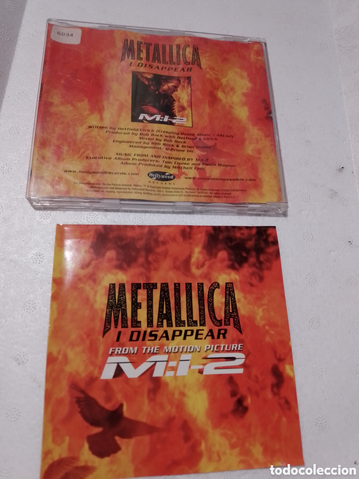 CDs de m&uacute;sica: METALICA - I DISAPPEAR - CD SINGLE - Foto 3