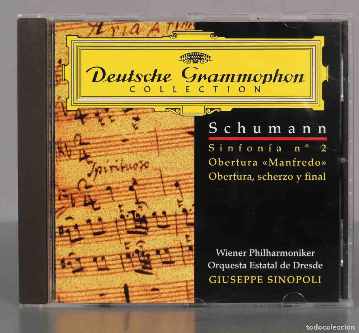 CDs de Musique: CD. Sinfon&iacute;a n 0 2 Obertura &laquo;Manfredo&raquo; Obertura, scherzo y final SCHUMANN SINOPOLI