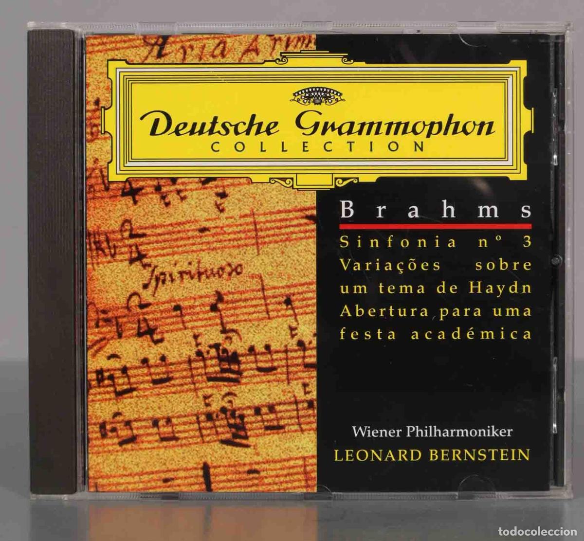 CDs de m&uacute;sica: CD. BRAHMS Sinfonia 3 BERNSTEIN - Foto 1