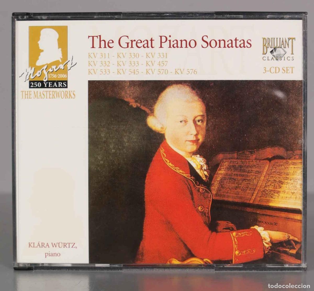 CDs de Musique: CD. Mozart, Kl&aacute;ra W&uuml;rtz &ndash; The Great Piano Sonatas