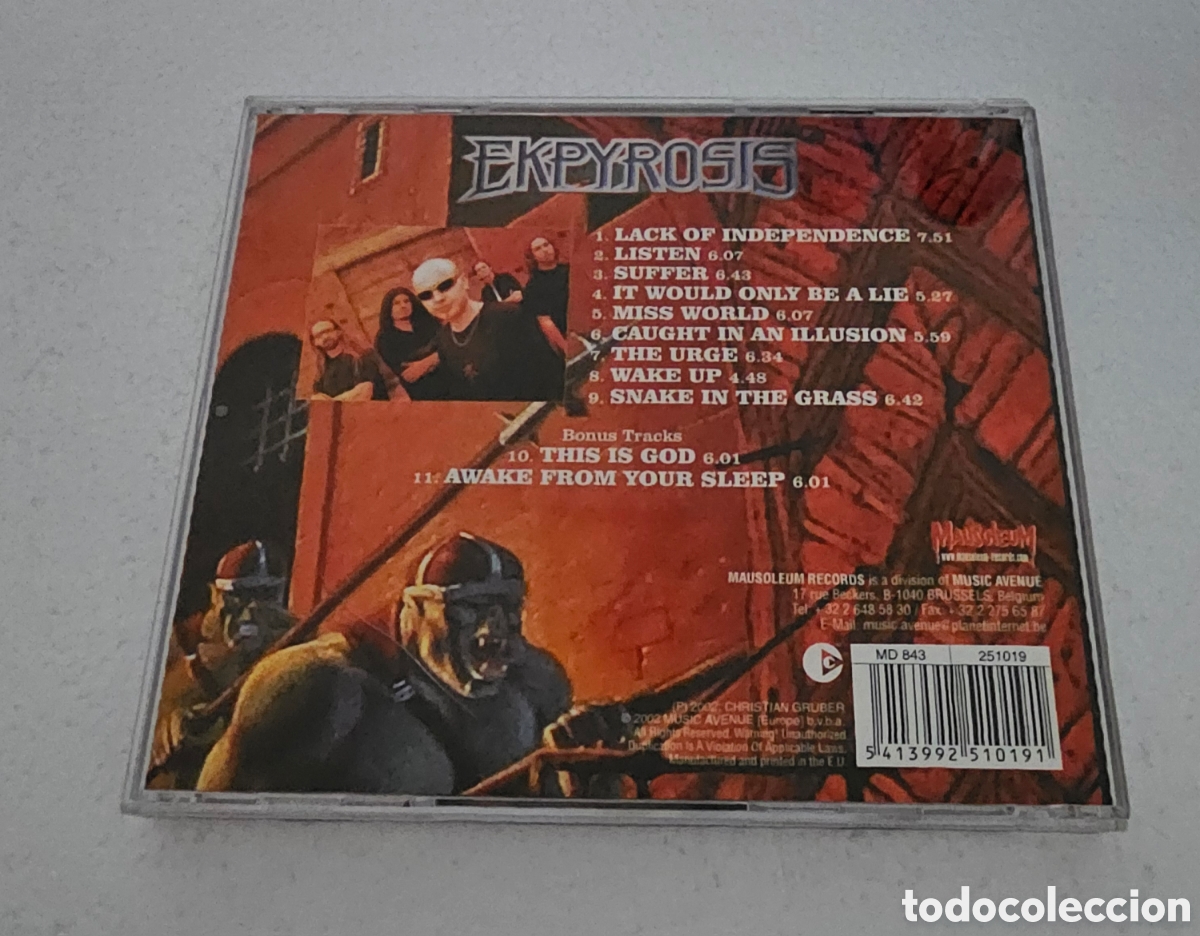CDs de m&uacute;sica: CD EPYROSIS -AFTER WAR. - Foto 2
