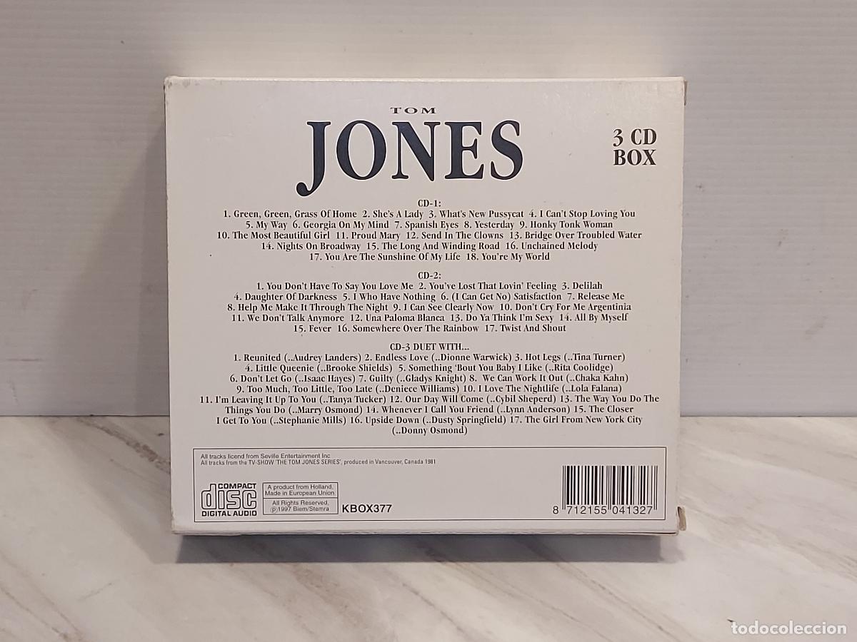 CDs de m&uacute;sica: TOM JONES / ESTUCHE 3 CD BOX CON 52 TEMAS / DE LUJO - Foto 5
