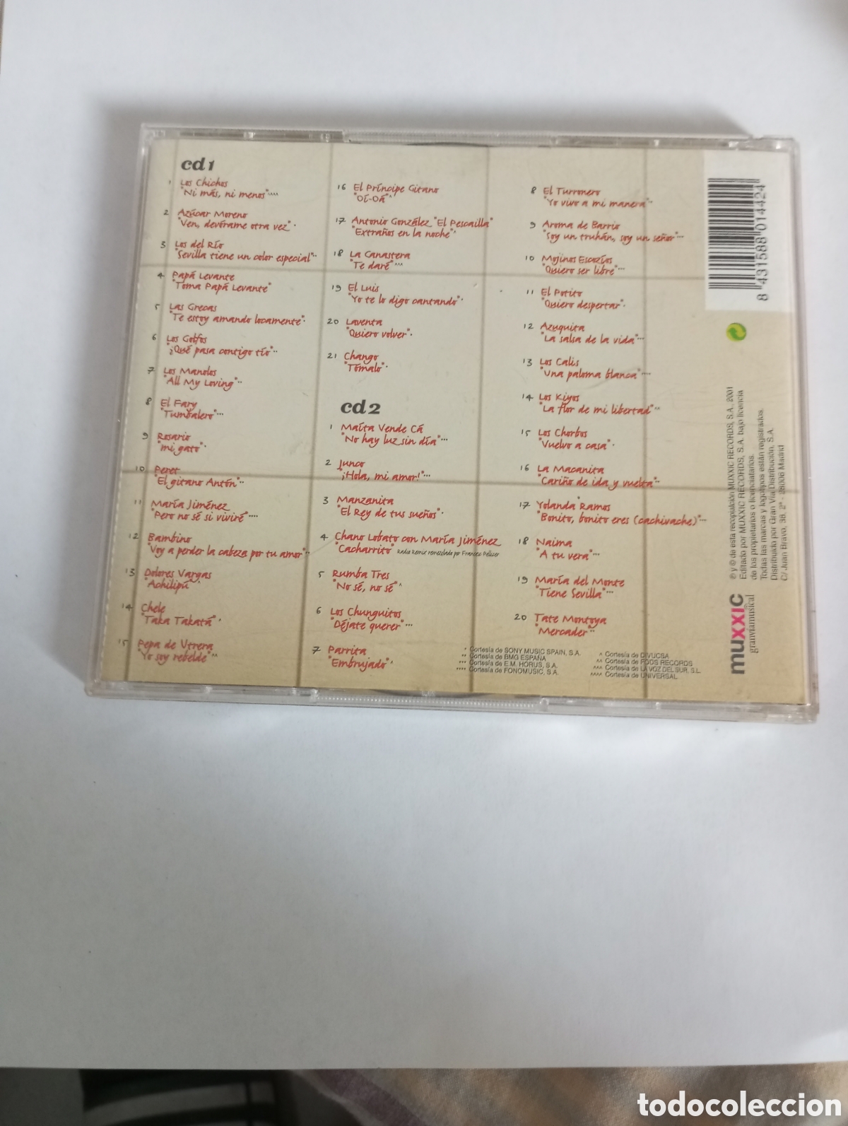 CDs de m&uacute;sica: 2 CD rumba y ole m&aacute;s de 40 exitos - Foto 2