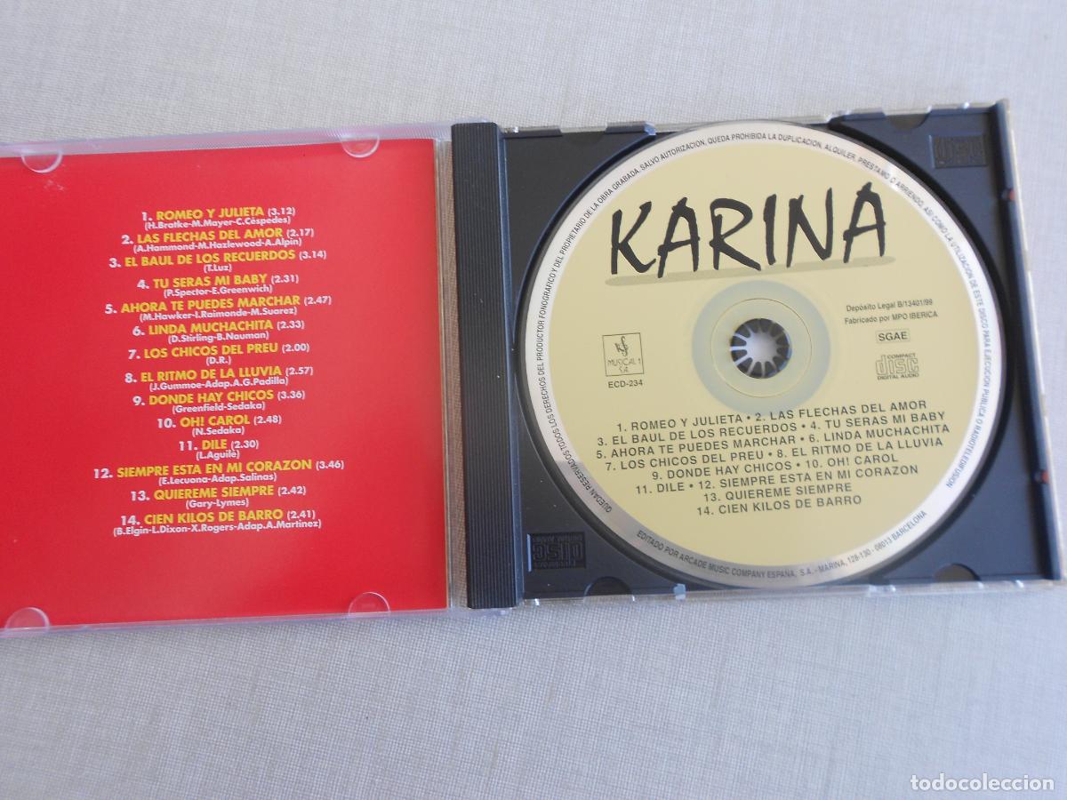 CDs de m&uacute;sica: KARINA - 14 GRANDES EXITOS - CD 1999 - ARCADE - Foto 2