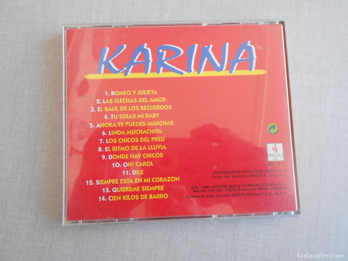 CDs de m&uacute;sica: KARINA - 14 GRANDES EXITOS - CD 1999 - ARCADE - Foto 3