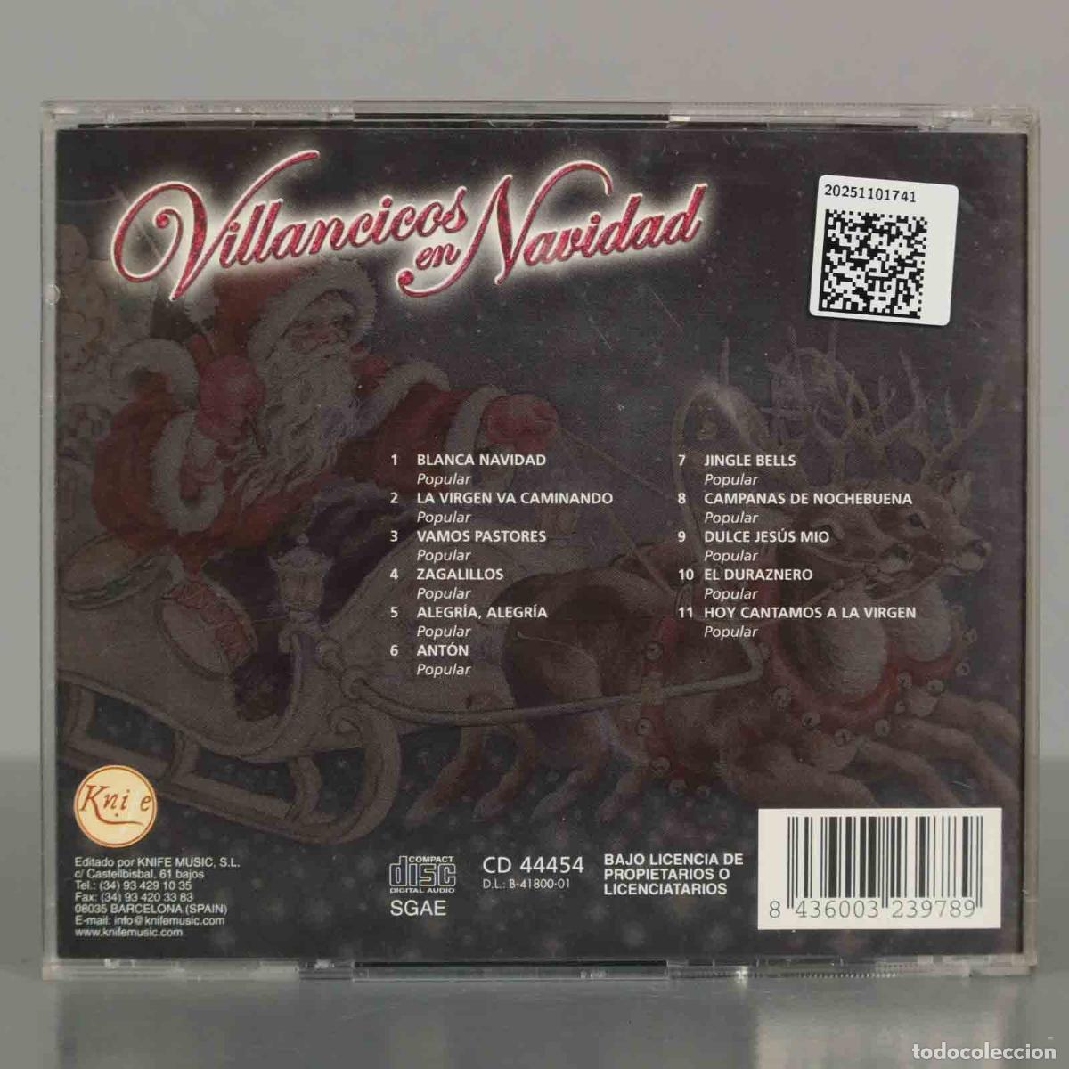 CDs de m&uacute;sica: CD. VILLANCICOS EN NAVIDAD - Foto 2