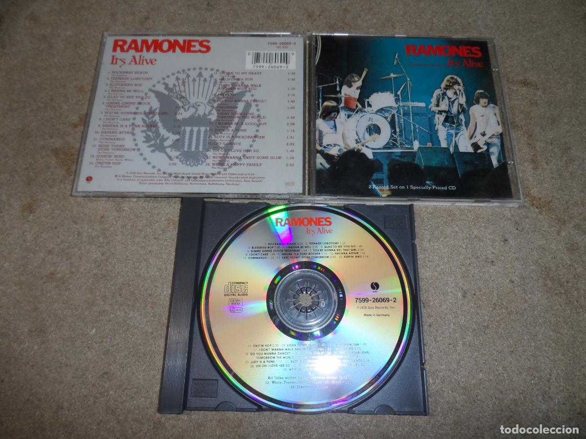 CDs de m&uacute;sica: RAMONES - ITS ALIVE (PUNK) - Foto 1