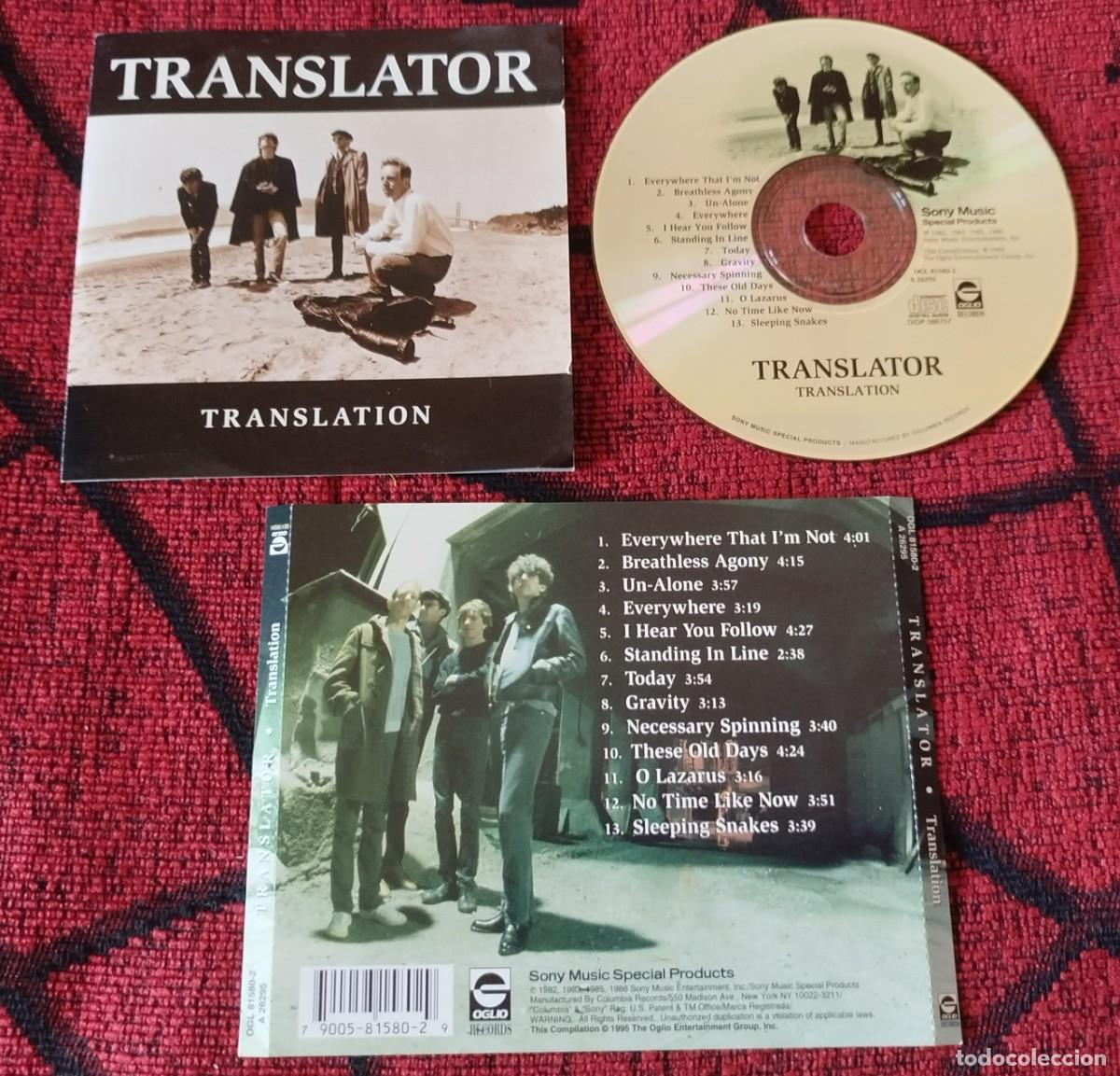 CDs de m&uacute;sica: TRANSLATOR ** Translation ** CD 1995 USA - Foto 1