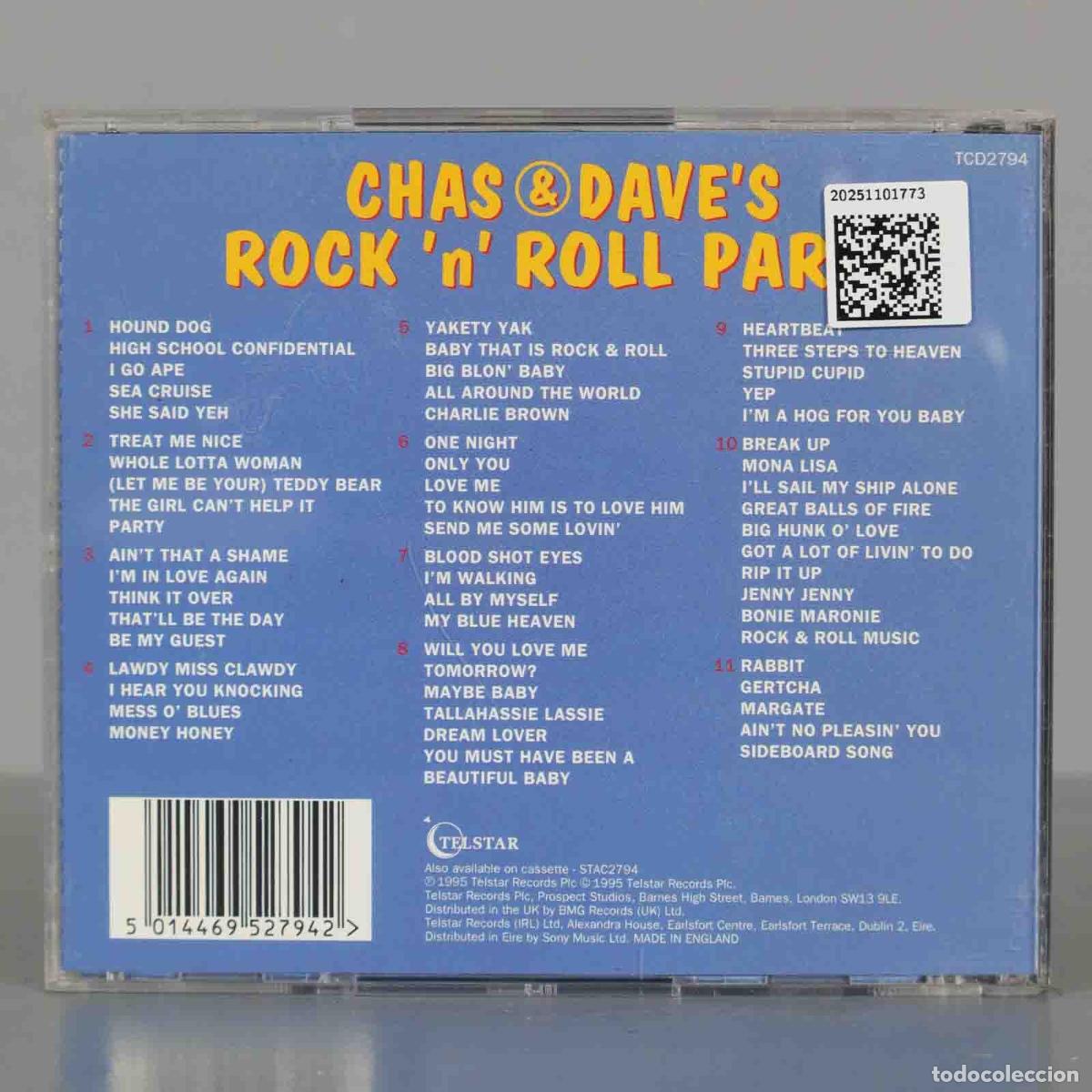 CDs de m&uacute;sica: CD. Chas and Dave &ndash; Rock &acute;n&acute; Roll Party - Foto 2