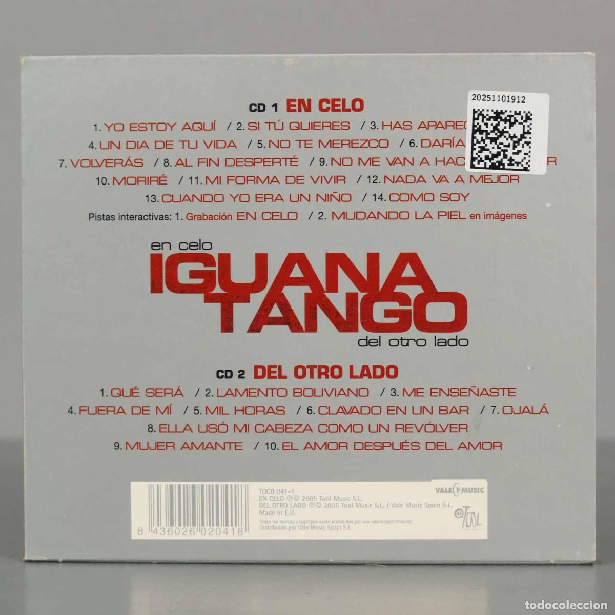 CDs de m&uacute;sica: CD. Iguana Tango &ndash; Del Otro Lado / En Celo - Foto 2