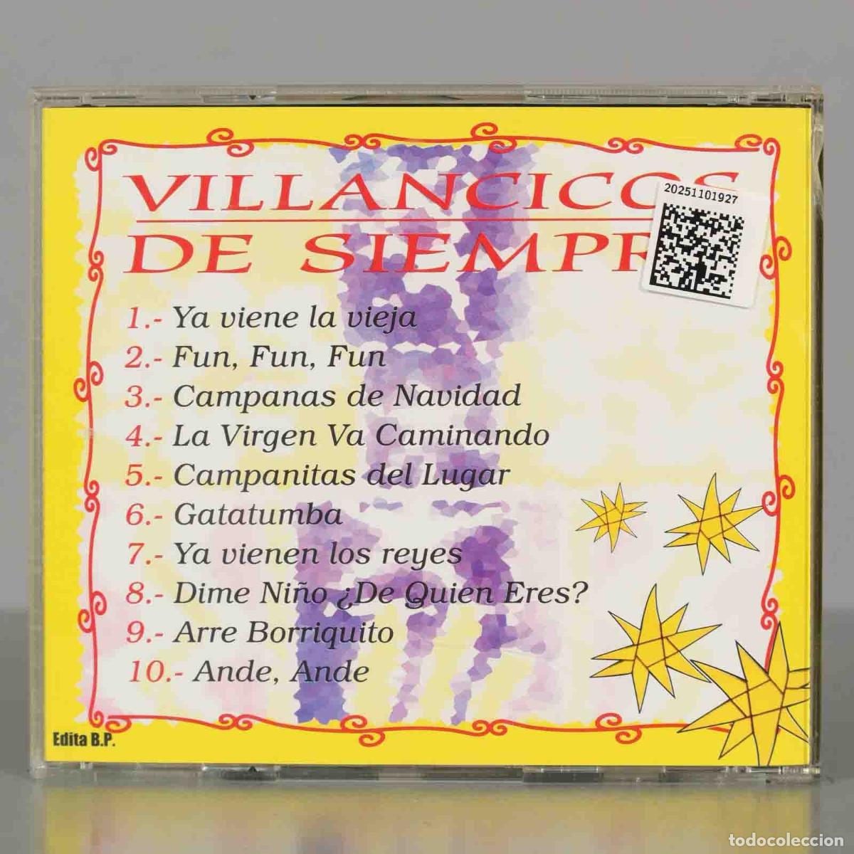 CDs de m&uacute;sica: CD. VILLANCICOS DE SIEMPRE. - Foto 2