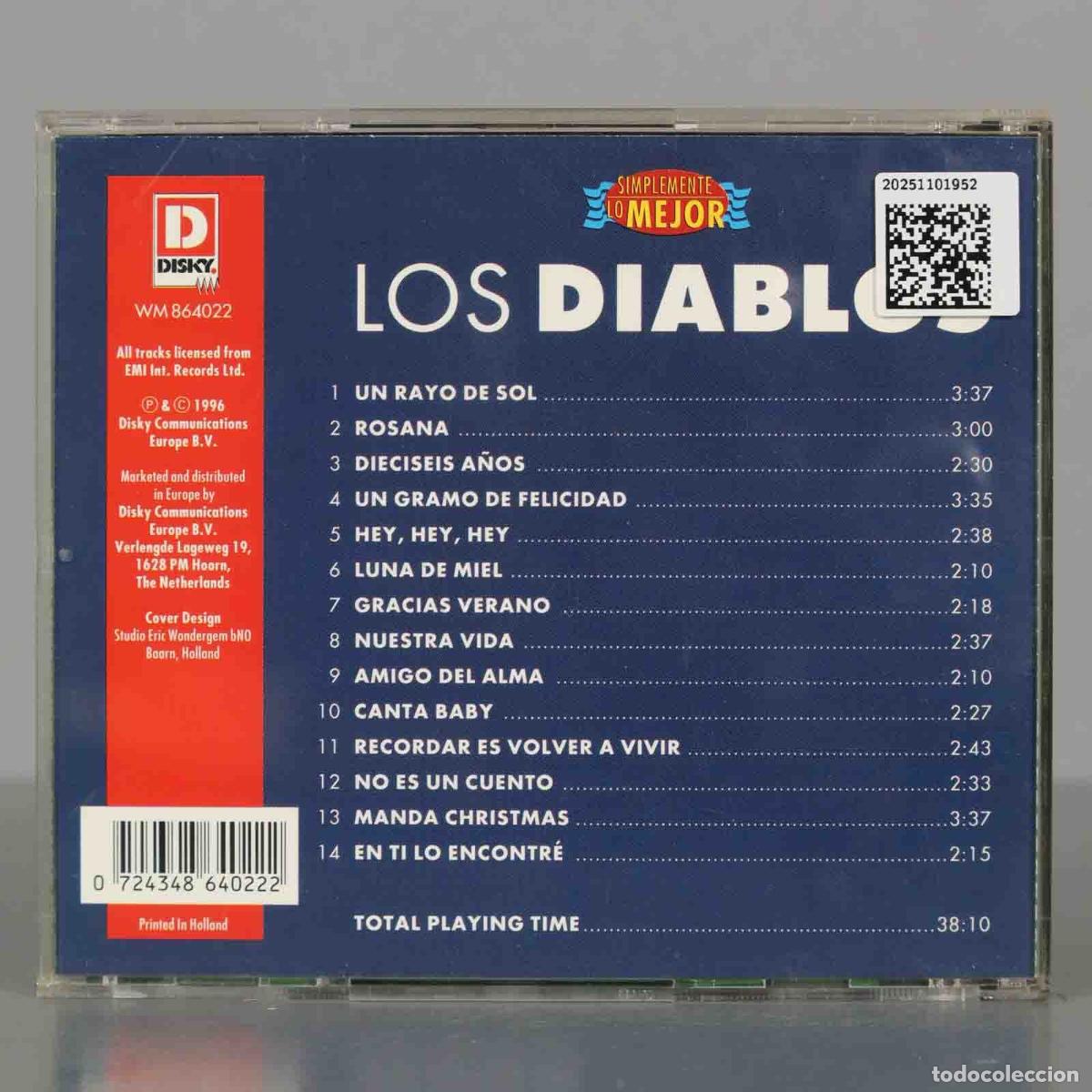 CDs de m&uacute;sica: CD. Los Diablos &ndash; Simplemente Lo Mejor - Foto 2
