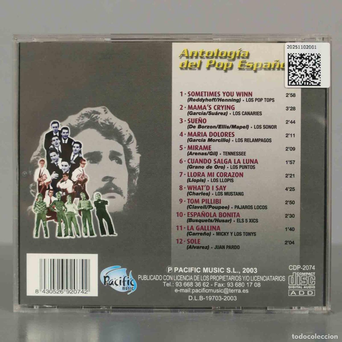 CDs de m&uacute;sica: CD. ANTOLOGIA DEL POP ESPA&Ntilde;OL - Foto 2