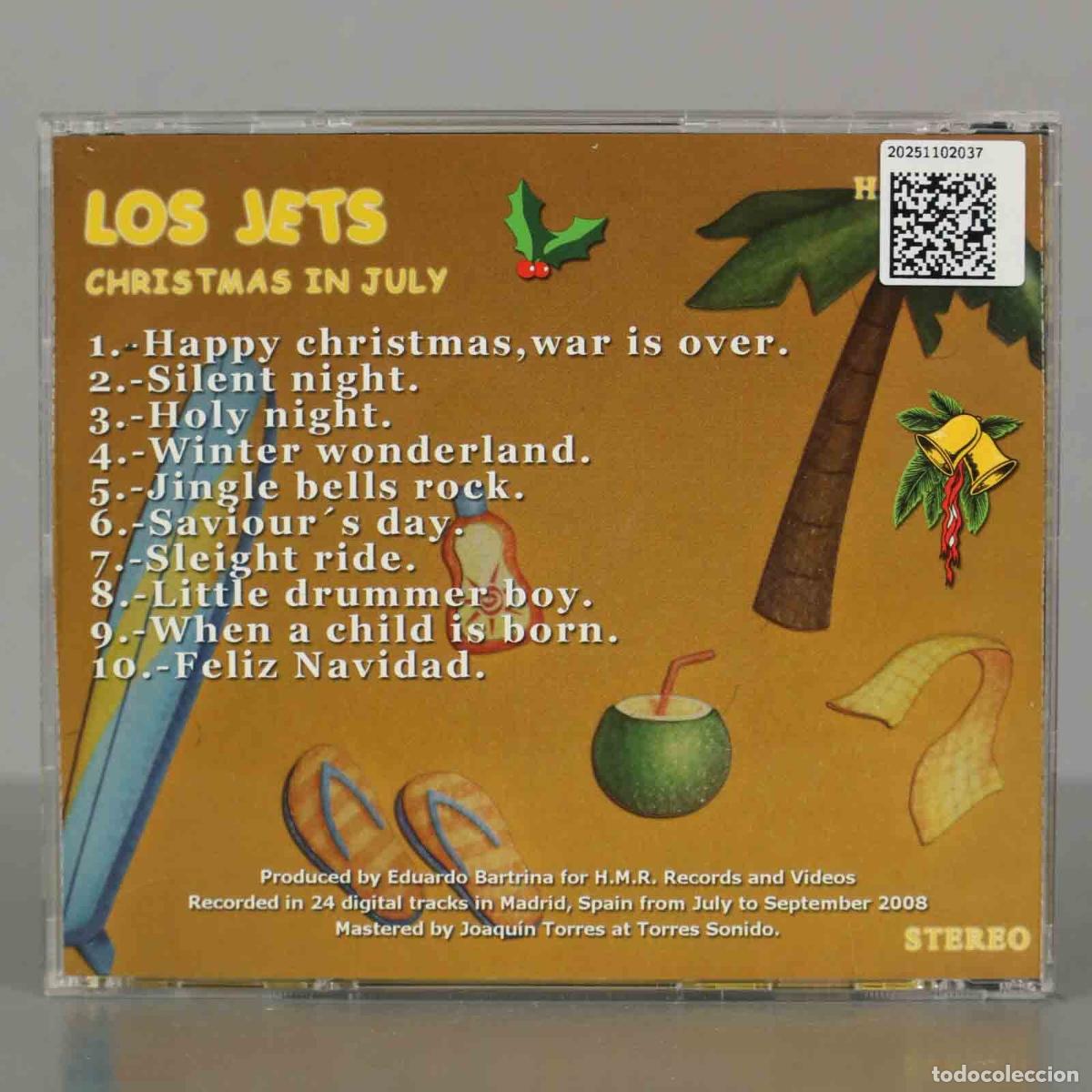 CDs de m&uacute;sica: CD. LOS JETS. CHRISTMAS IN JULY - Foto 2