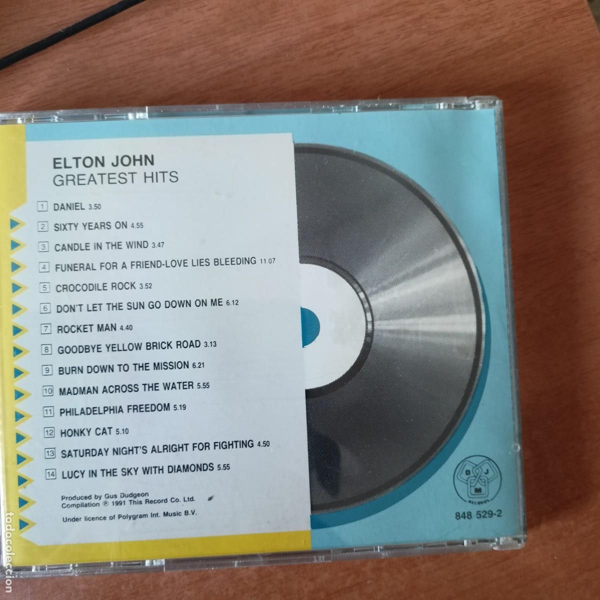 CDs de m&uacute;sica: Elton John - Greatest Hits CD - Foto 2