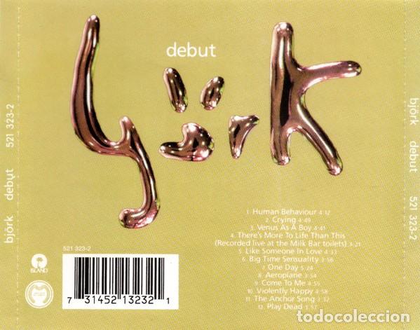 CDs de m&uacute;sica: Bjork Debut 1993 CD Argentina - Foto 2