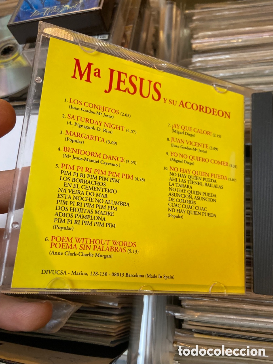 CDs de m&uacute;sica: Maria jesus y su acordeon cd los conejitos - Foto 3