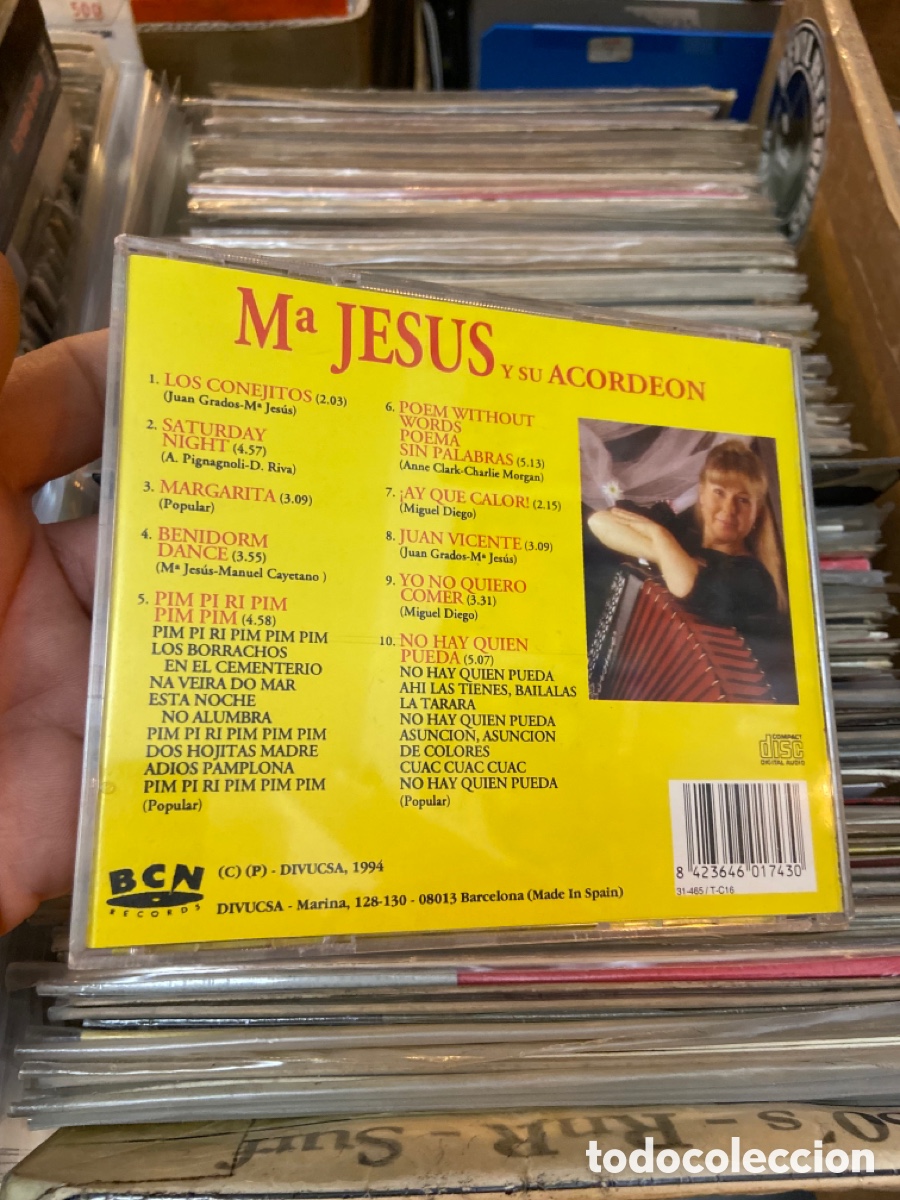 CDs de m&uacute;sica: Maria jesus y su acordeon cd los conejitos - Foto 5