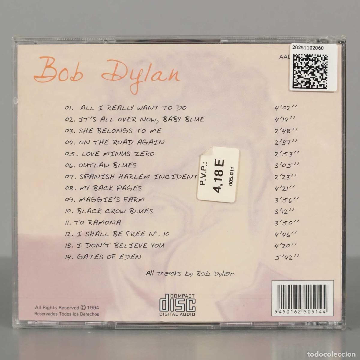 CDs de m&uacute;sica: CD. Bob Dylan &ndash; Exitos De Siempre. PRECINTADO - Foto 2