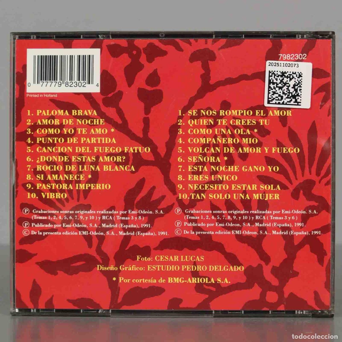 CDs de m&uacute;sica: CD. Rocio Jurado &ndash;Grandes &Eacute;xitos. - Foto 2