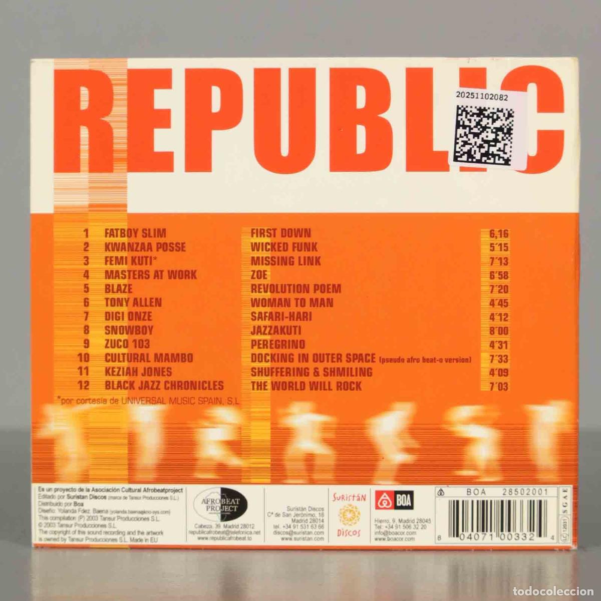 CDs de m&uacute;sica: CD. Various &ndash; Republicafrobeat. - Foto 2