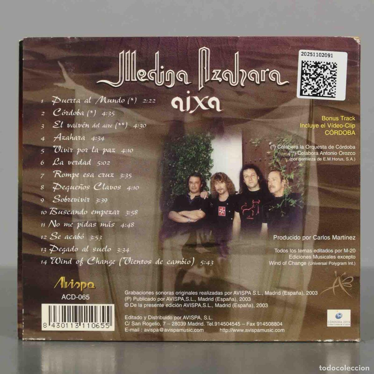 CDs de m&uacute;sica: CD. Medina Azahara &ndash; Aixa - Foto 2