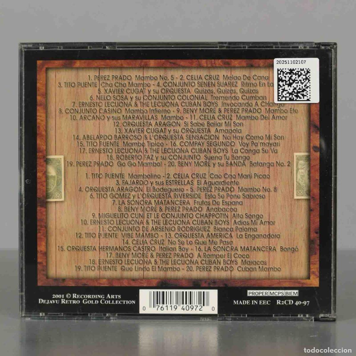CDs de m&uacute;sica: CD. Various &ndash; Mambo Cubano - Foto 2