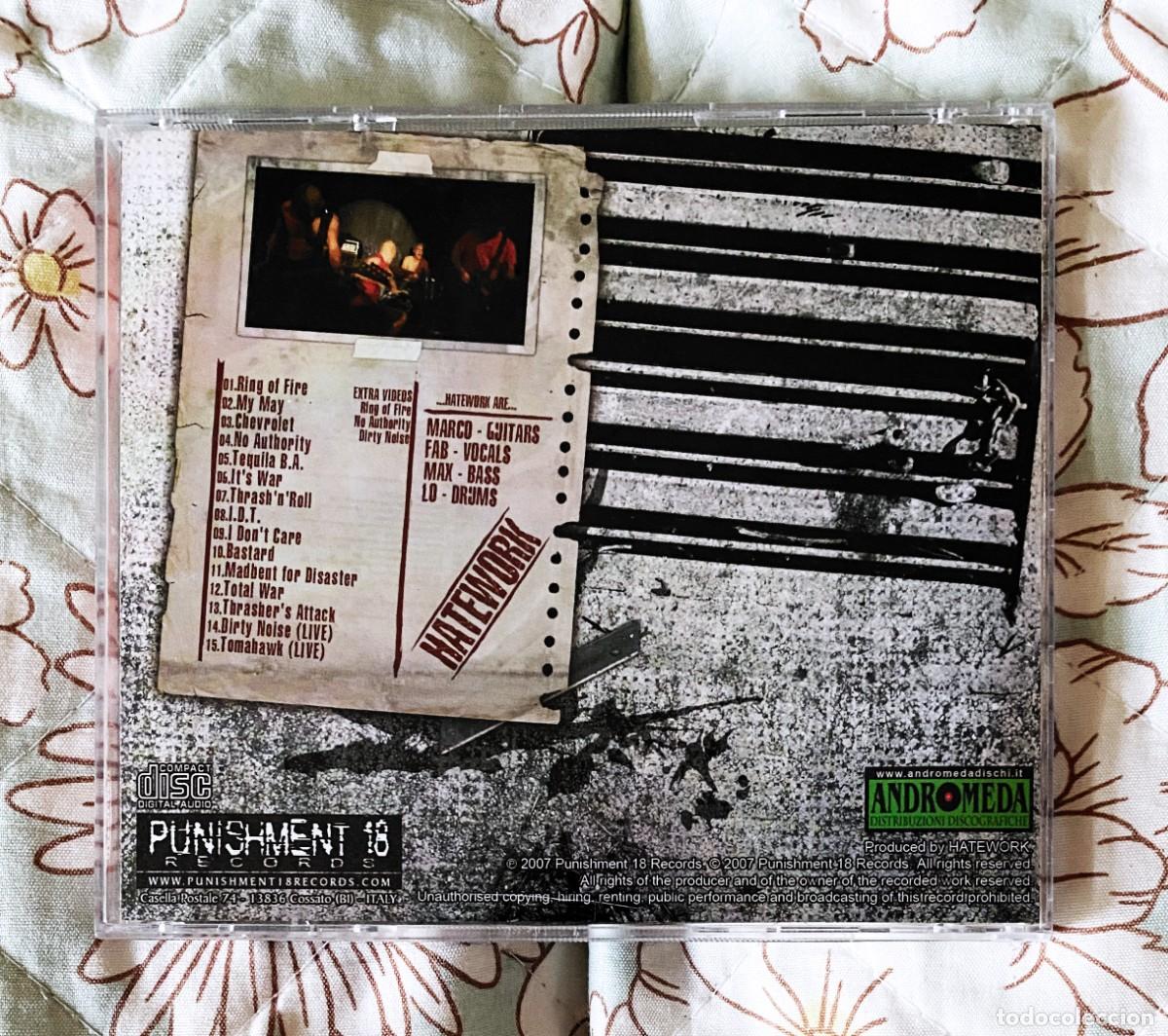 CDs de m&uacute;sica: HATEWORK - ...THE ACTUAL WORST HAS COME... CD - THRASH METAL HARDCORE - Foto 2