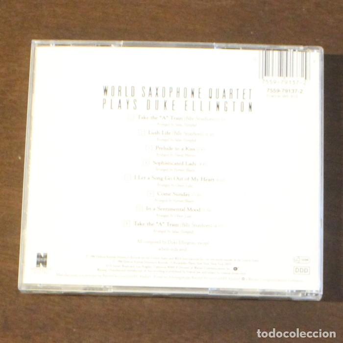 CDs de m&uacute;sica: WORLD SAXOPHONE QUARTET &ndash;CD- PLAYS DUKE ELLINGTON - Foto 2