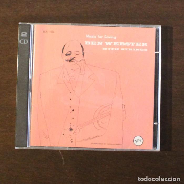 CDs de m&uacute;sica: BEN WEBSTER &ndash;DOBLE CD- WITH STRINGS MUSIC FOR LOVING - Foto 1