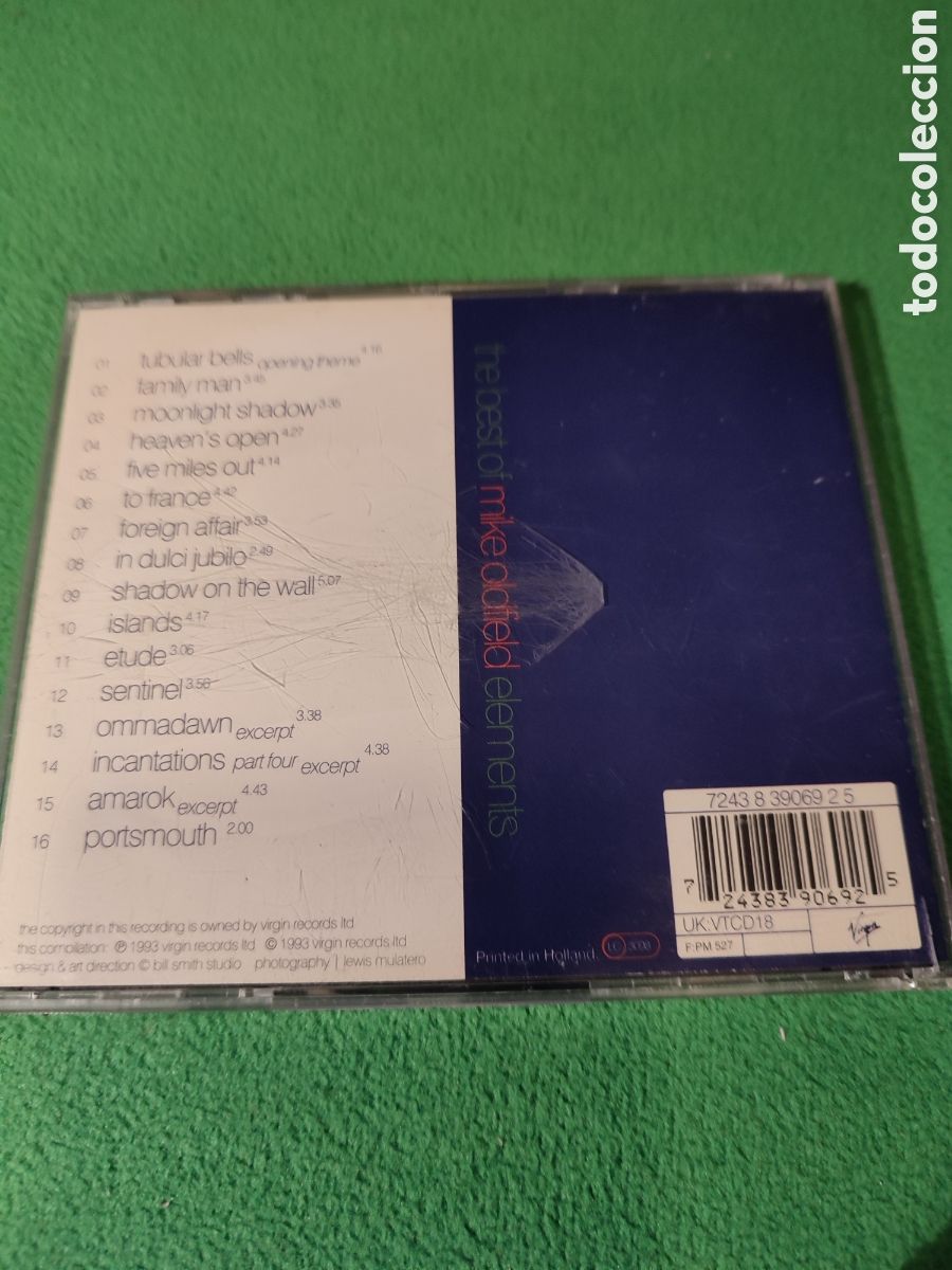CDs de m&uacute;sica: Mike Oldfield - Elements edici&oacute;n 1993 - Foto 3