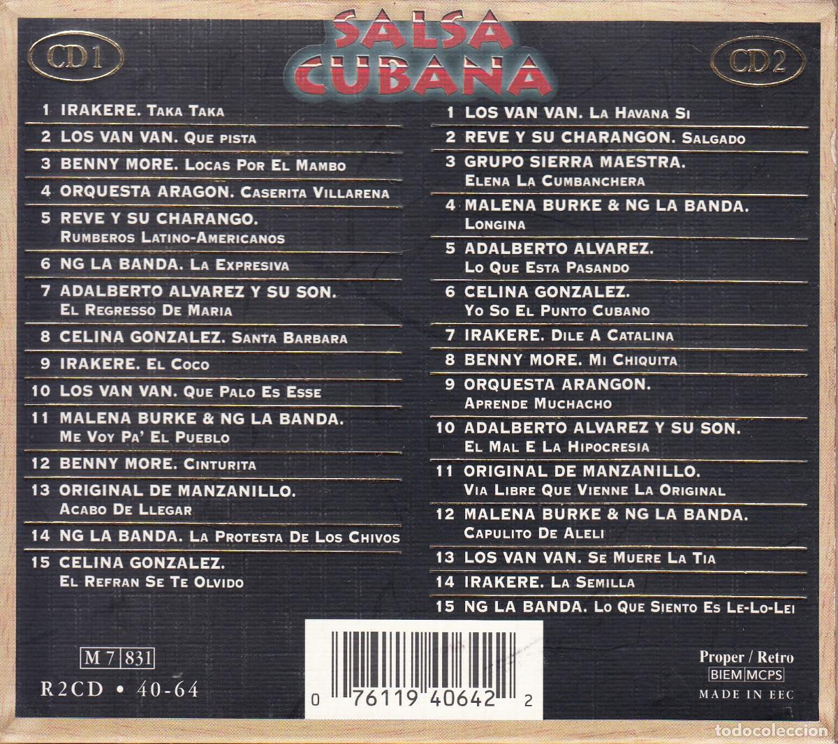 CDs de m&uacute;sica: VV.AA. SALSA CUBANA. 2 CD. - Foto 2